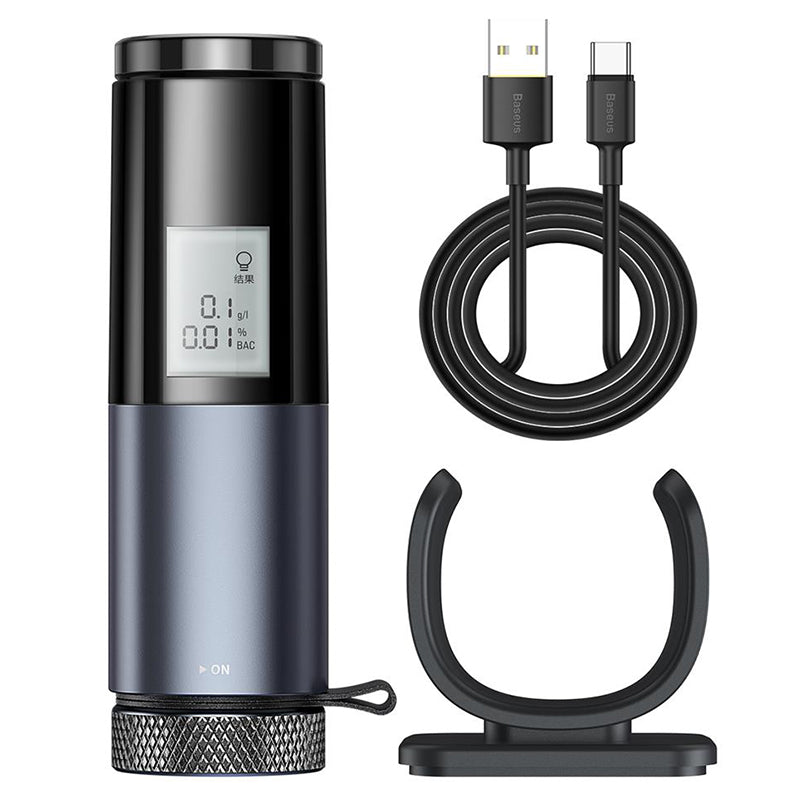 Tester digital alcool, afisaj LED, incarcare USB-C, Baseus BRA011825