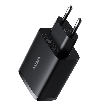 Încărcător rețea 3xUSB fast charging 17 W negru Baseus BRA011960