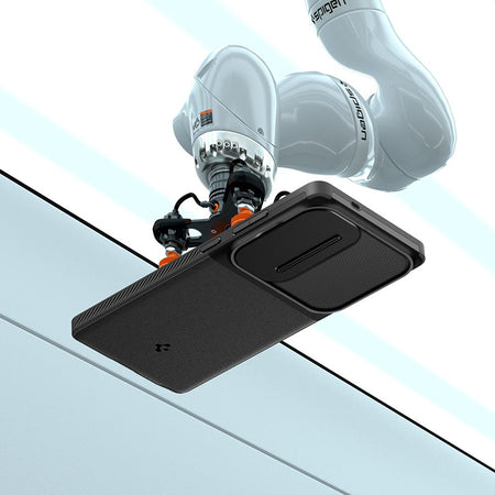 Husă protecție silicon Samsung S25 Ultra negru Optik Armor Baseus BRA014464
