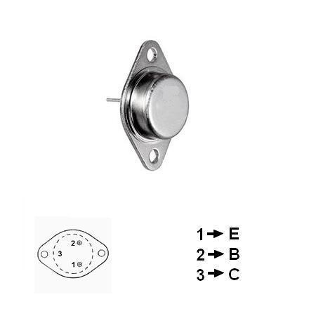 Tranzistor NPN comutație cu diodă protecție 5A 55W BU208D IMPORT