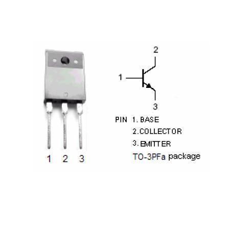 Tranzistor NPN comutație 10A 45W izolat BU2520AF
