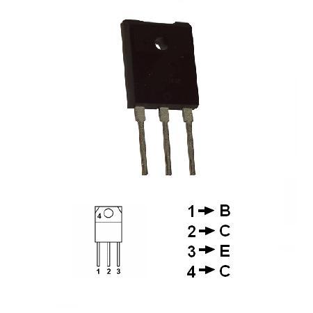 Tranzistor NPN comutație izolat 8A 34W PHILIPS BU508AF PH