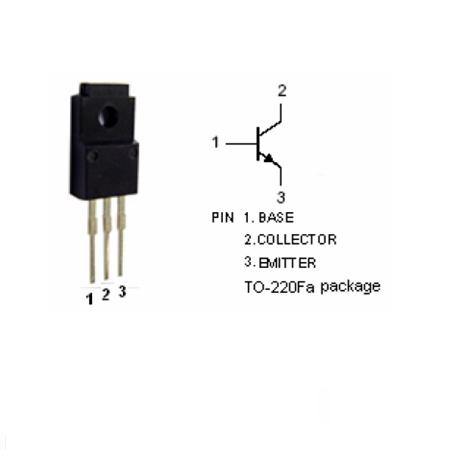 Tranzistor NPN de medie putere 40 W 7.5 A BUF405AFI