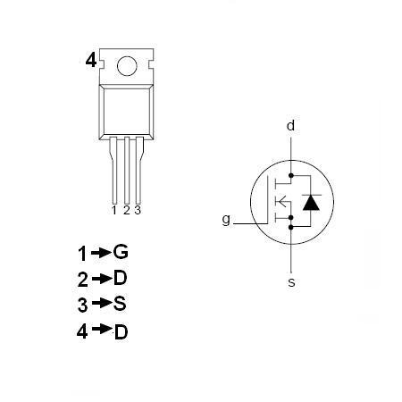 Tranzistor MOS canal N 800V 3.5A 125W BUK456-800B