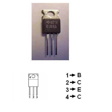 Tranzistor NPN 450V 2A 40W BUX85