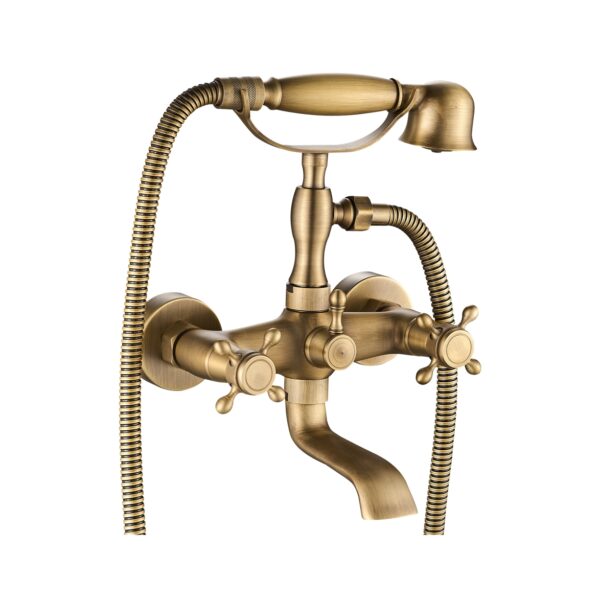 Baterie Baie Pentru Baie / Dus, Epoque, Montaj Aplicat,bronz Antichiza