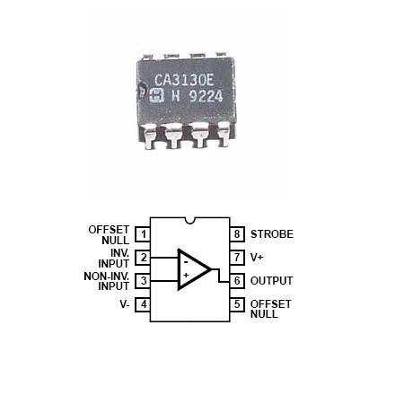 Amplificator operațional cu intrări și ieșiri CMOS CA3130E