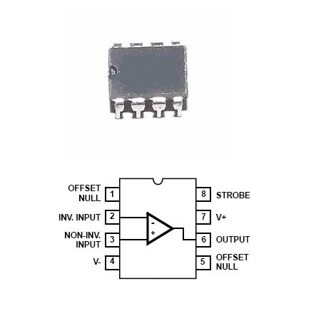 Amplificator operațional cu intrări/ieșiri CMOS CA3140E