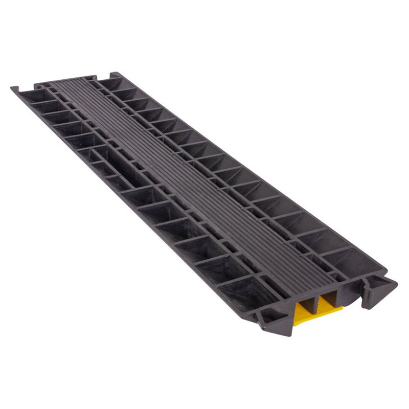 Rampă cabluri 2 canale, 10 tone, pentru scenă, cu vizibilitate ridicată, AFX CABLE-RAMP-2W