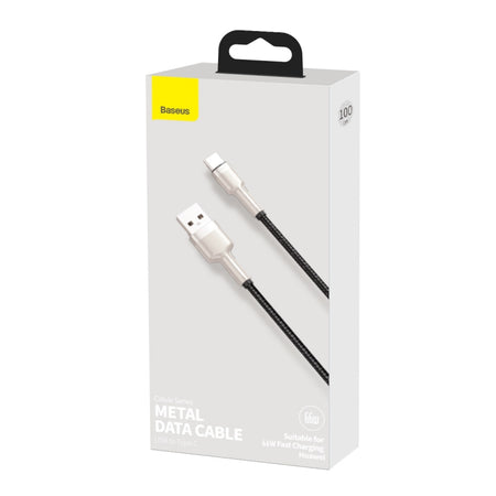 Cablu USB-A la USB-C Cafule de 1 m din nailon împletit Baseus CAKF000101