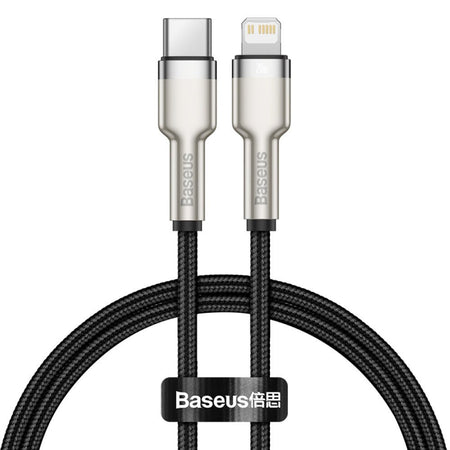 Cablu USB-C la Lightning cu încărcare rapidă PD 20 W și lungime 0,25 m Baseus CATLJK-01