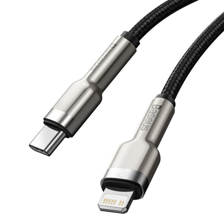 Cablu USB-C la Lightning cu încărcare rapidă PD 20 W și lungime 0,25 m Baseus CATLJK-01