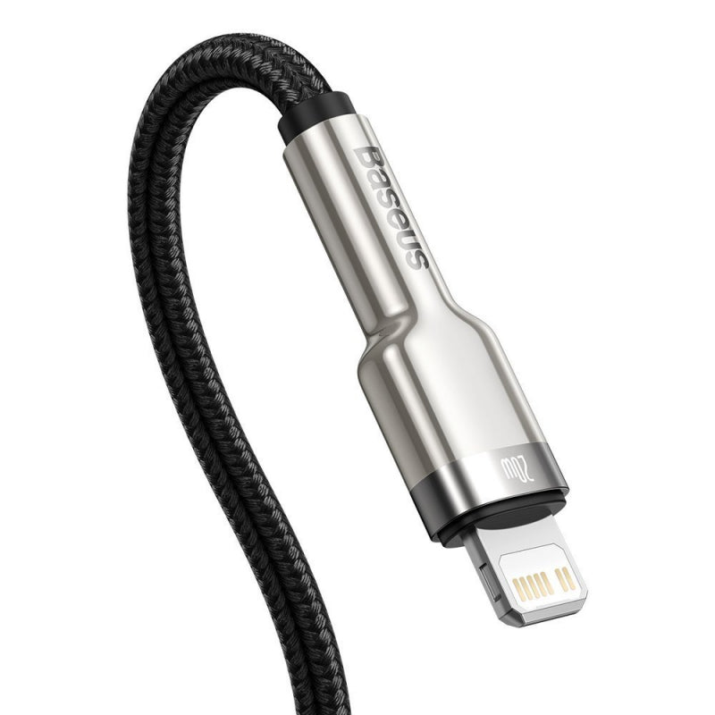 Cablu USB-C la Lightning cu încărcare rapidă PD 20 W și lungime 0,25 m Baseus CATLJK-01