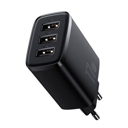 Încărcător de rețea cu 3 porturi USB-A de 17 W Baseus CCXJ020101