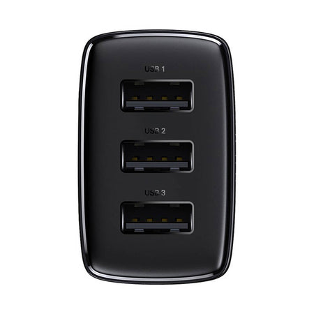 Încărcător de rețea cu 3 porturi USB-A de 17 W Baseus CCXJ020101