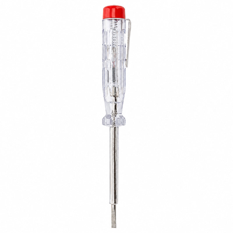 Tester de tensiune tip șurubelniță 140 mm pentru 200 - 250 V cu indicator luminos Velamp CF001.012L