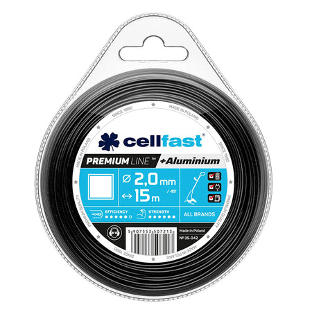 Fir pătrat pentru motocoasă 2,0 mm 15 m blister CELLFAST CF35042