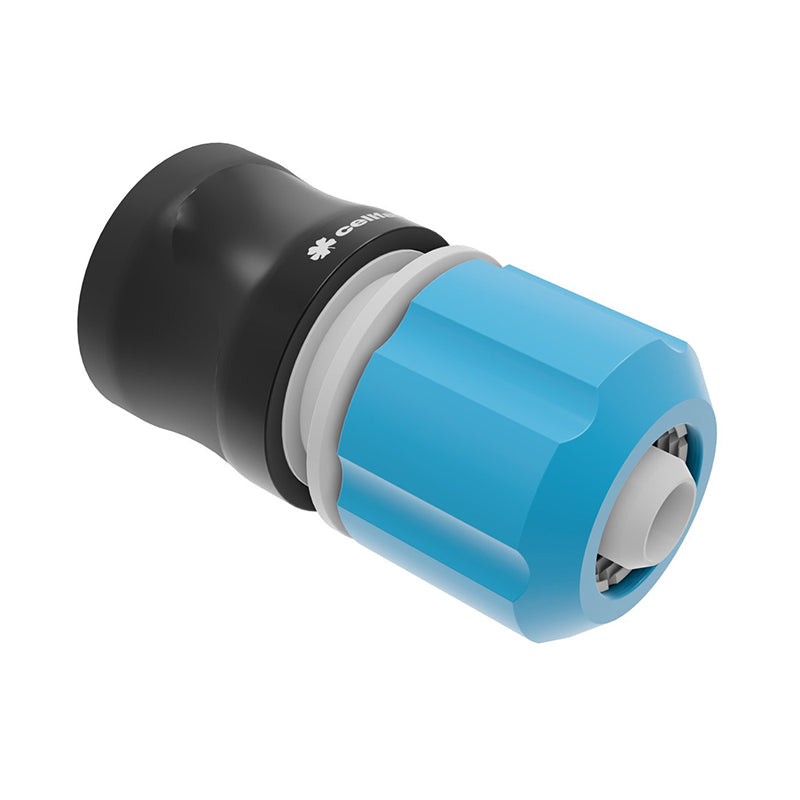Cuplă rapidă ergonomic cu stop Cellfast pentru furtun grădină