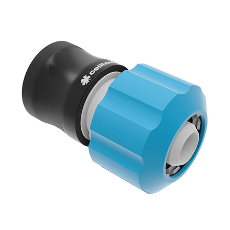 Cuplă rapidă ergonomic cu stop Cellfast pentru furtun grădină