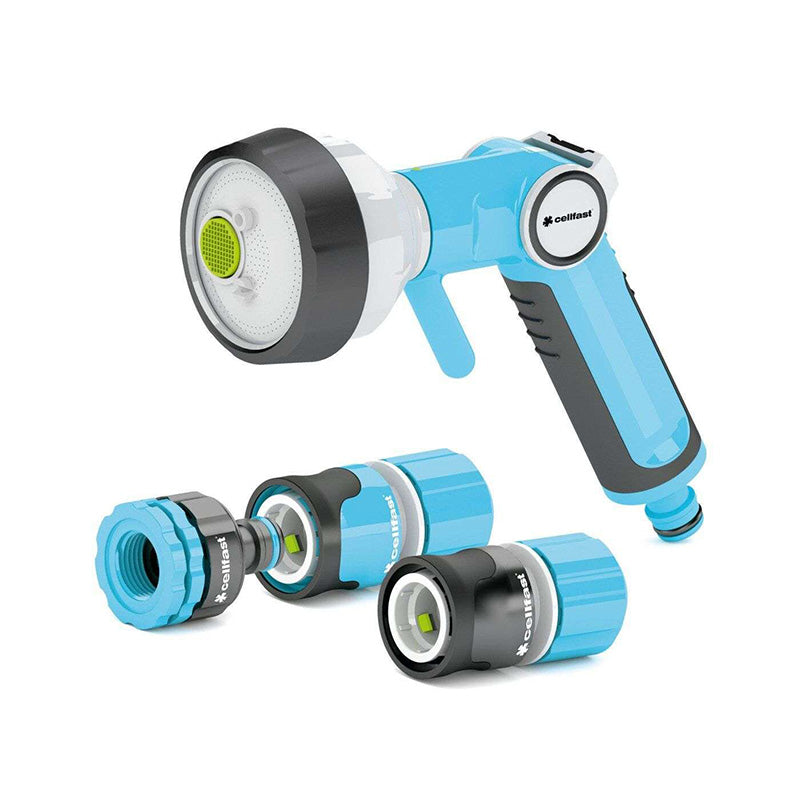 Set pistol stropit multijet ergonomic și accesorii CELLFAST