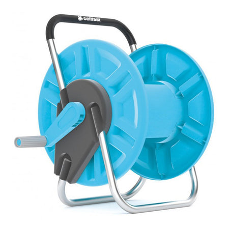 Derulator furtun 1/2" pentru 60 m, aluminiu, prindere sigură, CELLFAST CF55160