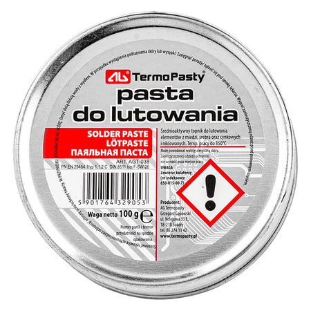 Pastă decapantă activă pentru lipirea cuprului în cutie de 100 g CHE1405