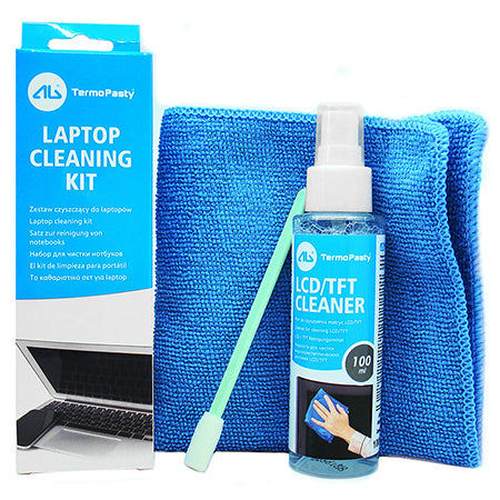 Kit curățare laptop cu lichid anti-static și microfibră CHE1553
