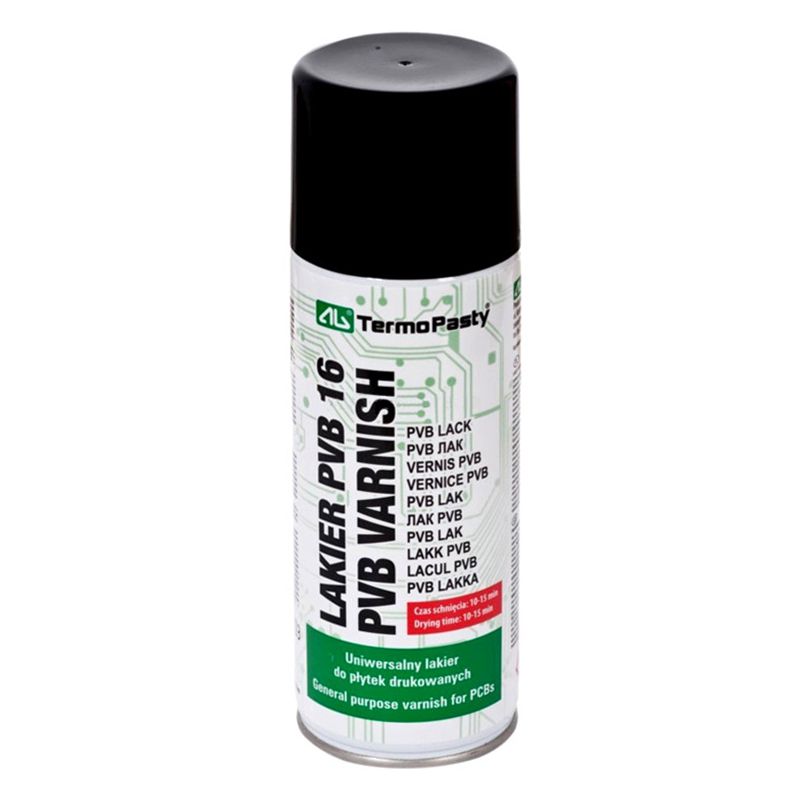 Lac PVB Varnish protecție circuite spray 400 ml CHE1655
