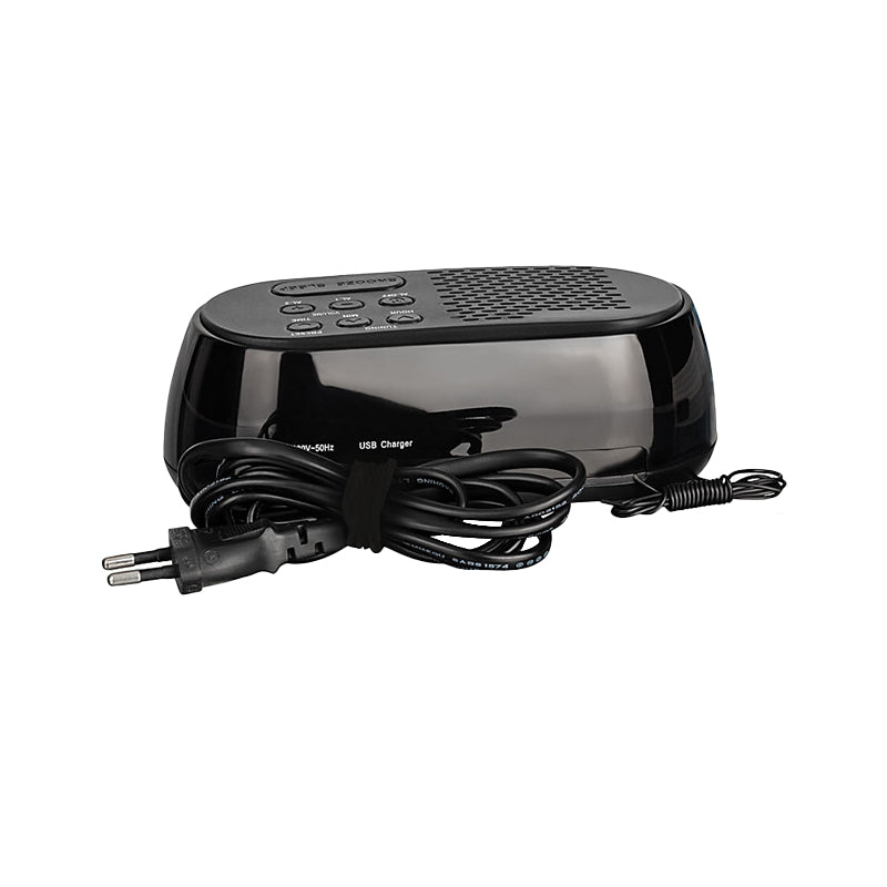 Ceas deșteptător cu radio FM PLL, funcționare analogică, portabil, Roadstar CLR-2477