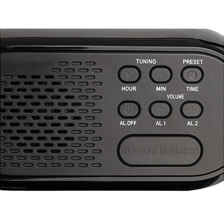 Ceas deșteptător cu radio FM PLL, funcționare analogică, portabil, Roadstar CLR-2477