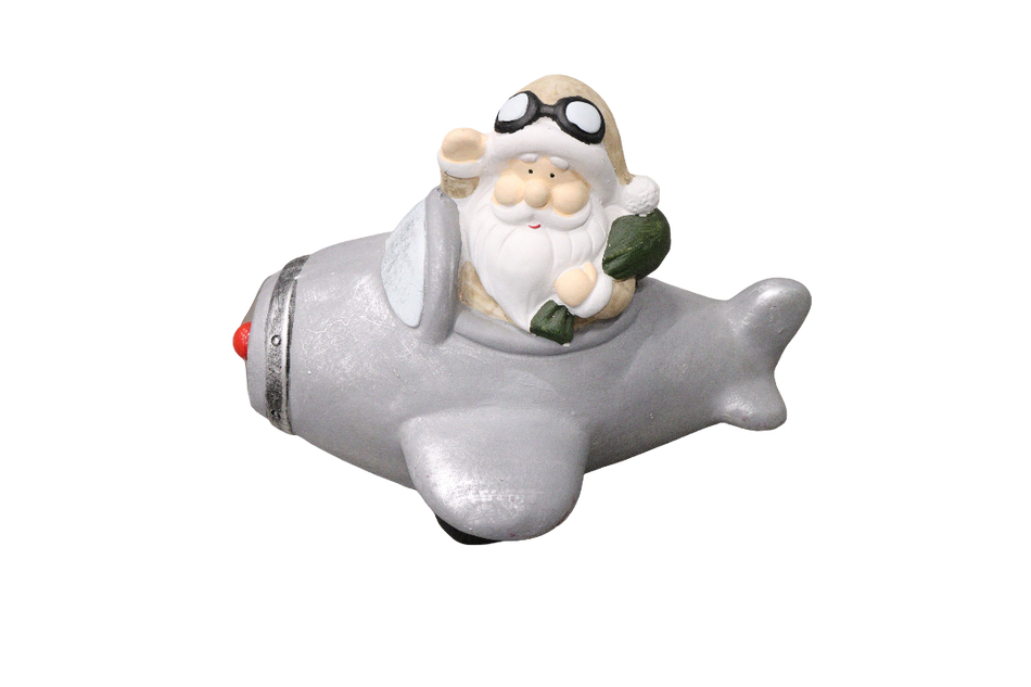 Avion Cu Figurina Si Led Y1131621 Xmas
