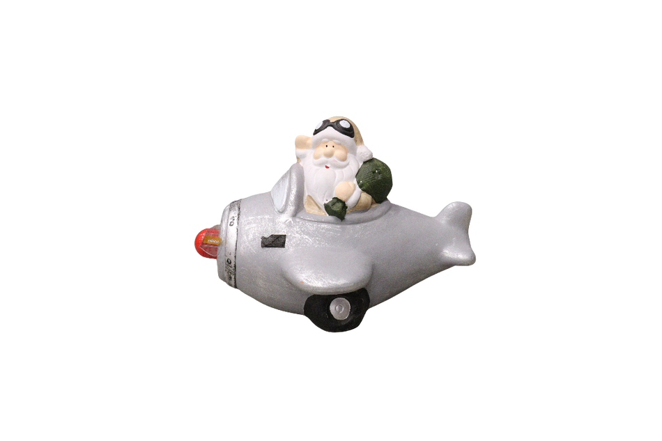 Avion Cu Figurina Si Led Y1131605 Xmas