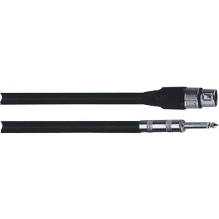 Cablu Xlr-mama/jack 6.35 Tata 6m Negru