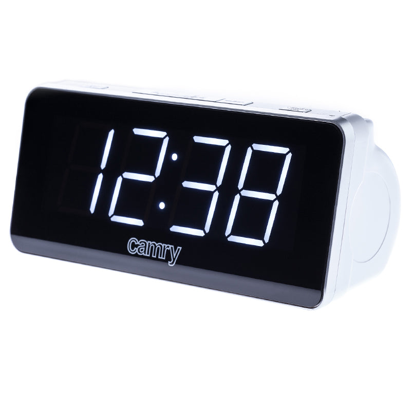 Ceas alarmă radio AM/FM, display LED, 2 alarme, snooze CR1156