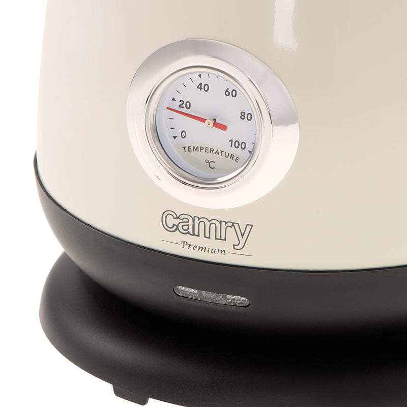 Fierbător electric 1,7 l cu indicator de temperatură CAMRY