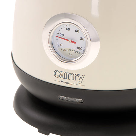 Fierbător electric 1,7 l cu indicator de temperatură CAMRY
