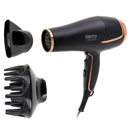 Uscător de păr 2200 W cu difuzor și concentrator Camry CR2255
