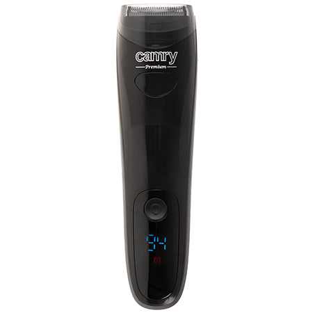 Trimmer pentru barbă cu aspirare, ecran LCD, 2 atașamente, Camry CR2833