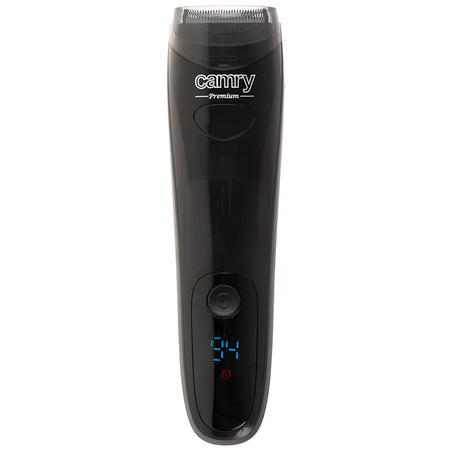 Trimmer pentru barbă cu aspirare, ecran LCD, 2 atașamente, Camry CR2833