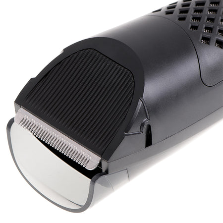 Trimmer pentru barbă cu aspirare, ecran LCD, 2 atașamente, Camry CR2833