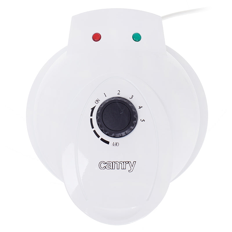 Aparat wafe 1000 W cu suprafață ceramică, antiaderent, termostat Camry CR3022
