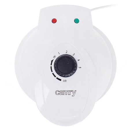 Aparat wafe 1000 W cu suprafață ceramică, antiaderent, termostat Camry CR3022