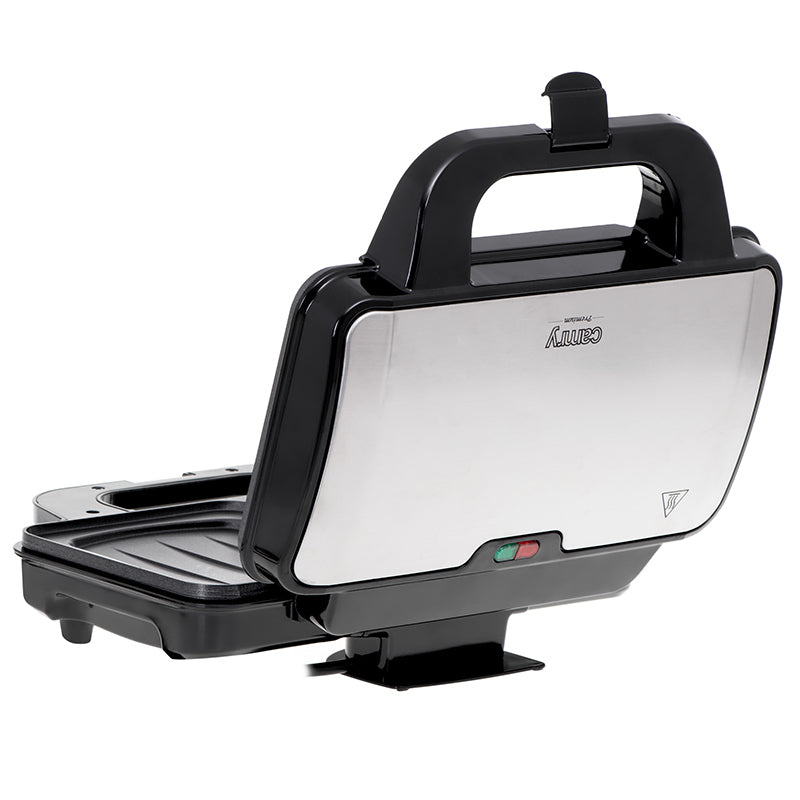Sandwich maker XL 1300 W, antiaderent, plăci mari, inox Camry CR3054