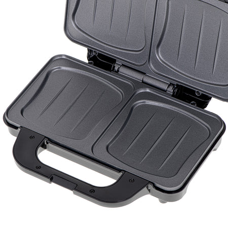 Sandwich maker XL 1300 W, antiaderent, plăci mari, inox Camry CR3054