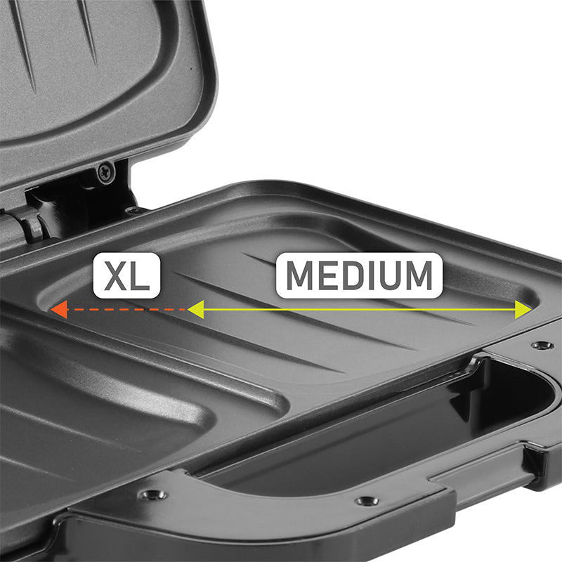 Sandwich maker XL 1300 W, antiaderent, plăci mari, inox Camry CR3054