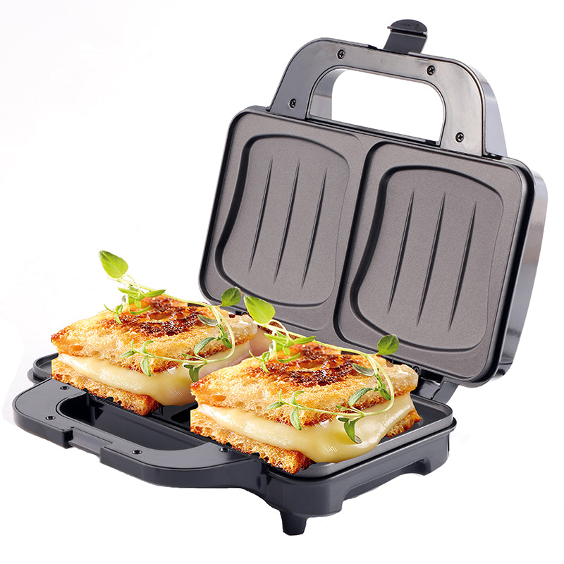 Sandwich maker XL 1300 W, antiaderent, plăci mari, inox Camry CR3054