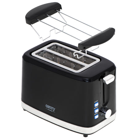 Toaster cu 6 niveluri rumenire, funcție reîncălzire, 900 W, Camry CR3218