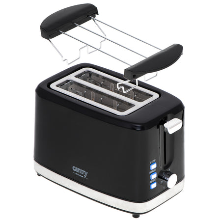 Toaster cu 6 niveluri rumenire, funcție reîncălzire, 900 W, Camry CR3218