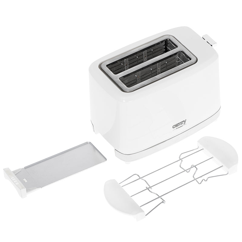Prajitor de paine 6 niveluri rumenire, 900 W, functie dezghetare, Camry CR3219