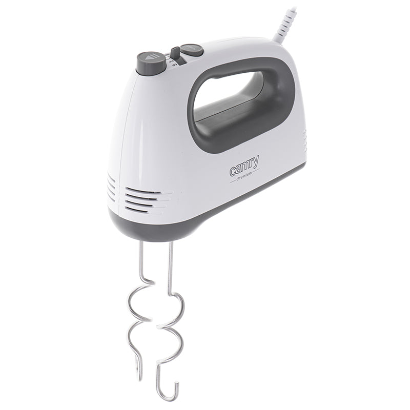 Mixer de mână 750 W cu funcție Turbo, 5 viteze, Camry CR4220W